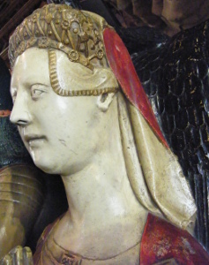 Worcester Cathedral John Beauchamp of Holt 1388 and wife Joan